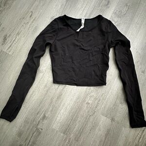 Lululemon long sleeve crop top